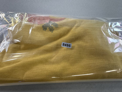 Old Navy Plant Kindness Graphic Tee Floral Yellow L Cotton Crewneck Short Sleeve