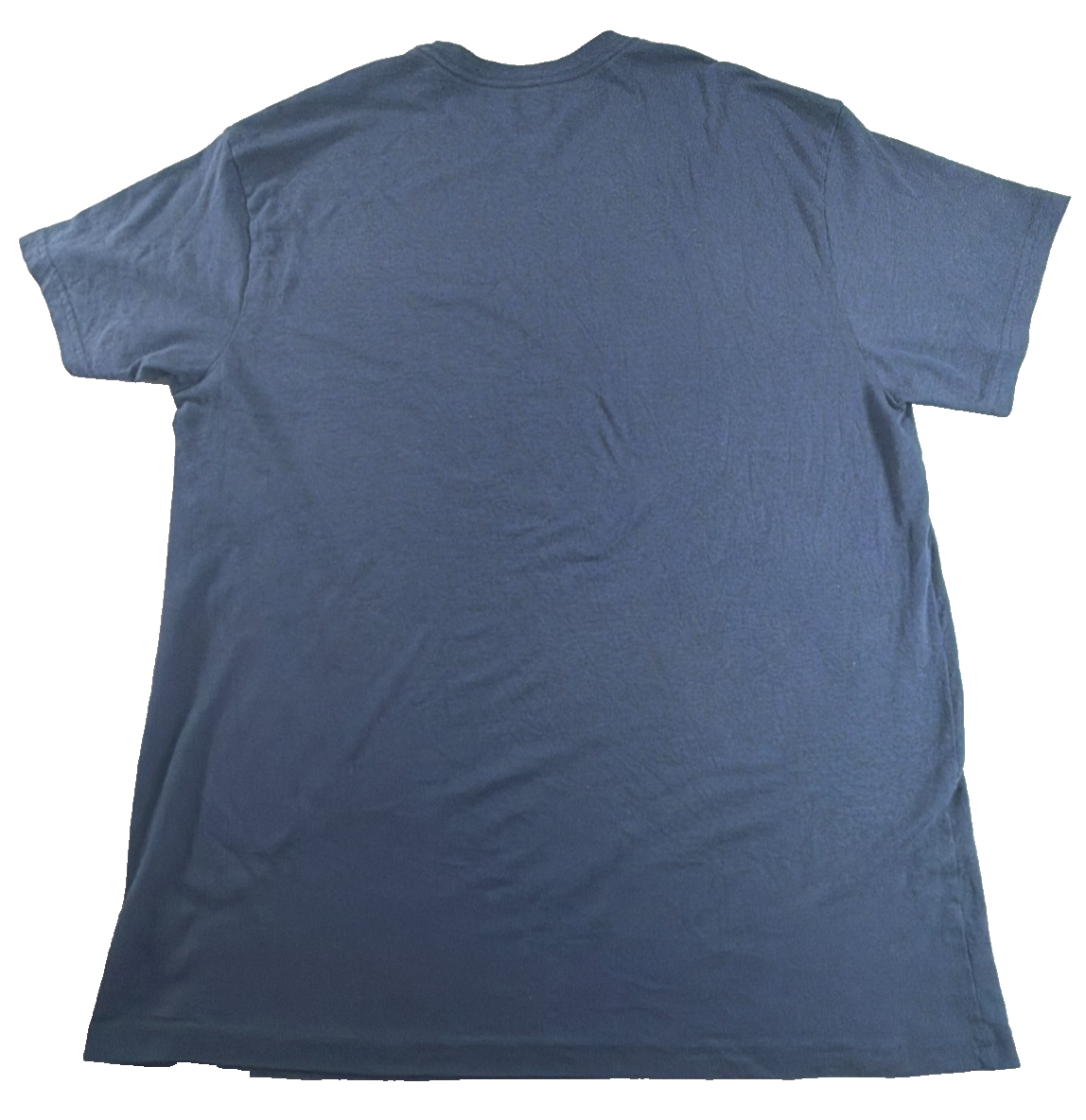 Athletic Works Men Navy Blue Crew Neck Short Sleeve T-Shirt XL 46-48 Soft Blend