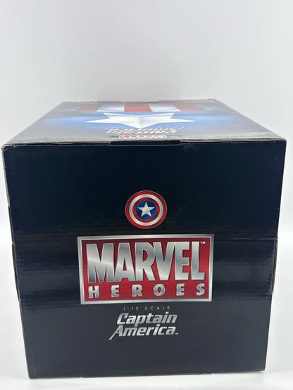 Corgi Marvel Heroes Captain America 1:12 Scale Hand Painted Metal Statue 112 NWT