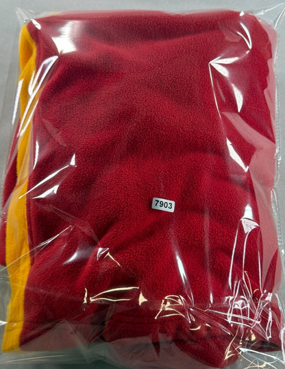 USC Trojans Starter Vintage Fleece Quarter Zip Pullover XL Red Gold Embroidered