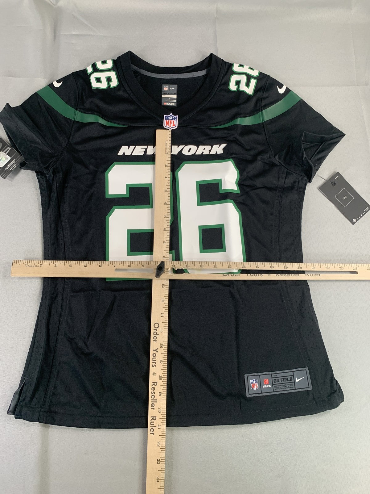 New York Jets Jersey Womens Large NFL Football LeVeon Bell 26 Nike On Field