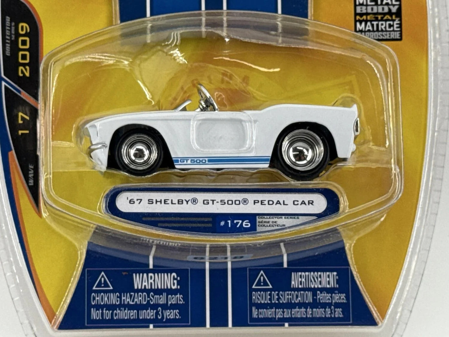 Jada Bigtime Muscle '67 Shelby GT-500 Pedal Car 1:64 Diecast 2009 Item 176