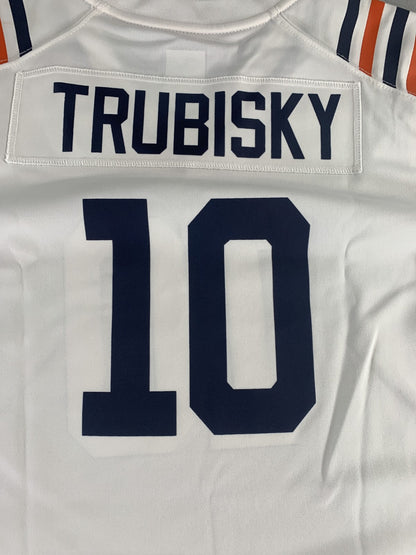 Chicago Bears Jersey Womens Medium NFL Football Nike Trubisky 100th Anniversary