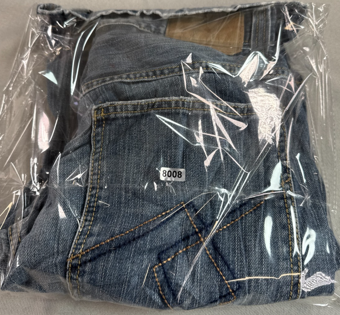 JNCO Denim Cargo Shorts Mens 32 Blue Carpenter Skater Baggy Y2K Jean Shorts