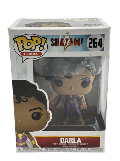 Funko Pop Heroes Shazam! DC Darla #264 Vinyl Figure Standard Size Purple Suit