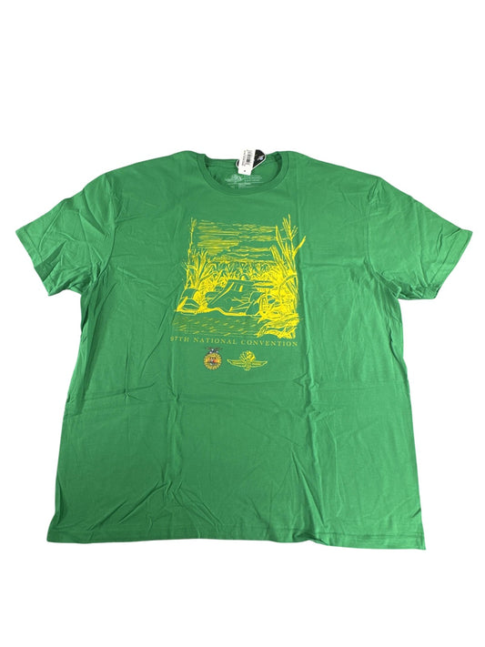 Indianapolis Motor Speedway Shirt Mens 2XL Green FFA 97th Convention Racing Tee