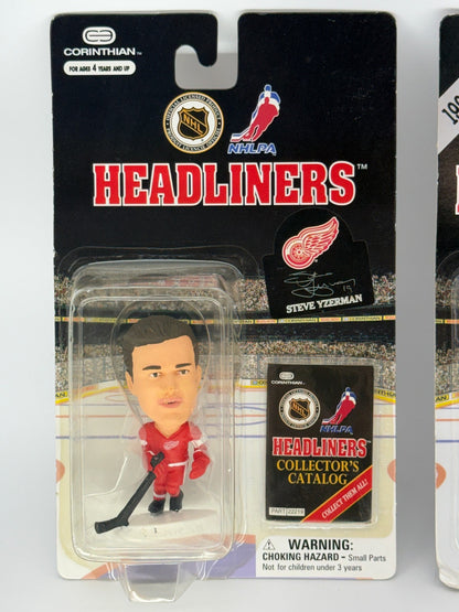 1997/98 NHL Corinthian Headliners Figures Lot Of 2 Richter, Gretzky NY Rangers