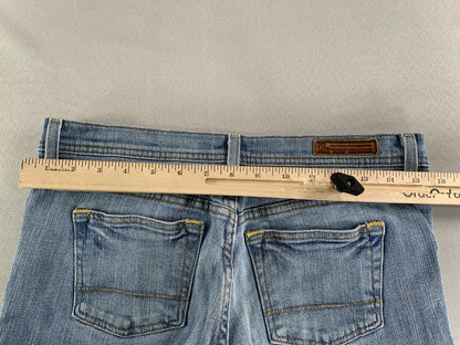 Polo Jeans Company Jeans Womens 4 Blue Stretch Cropped Straight Leg Denim JAW02S