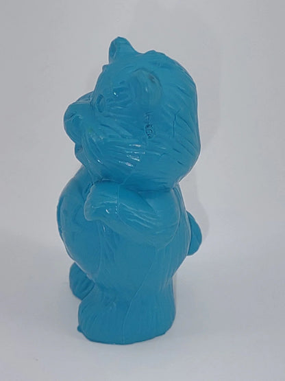 1980s Care Bears Bedtime Bear Pencil Topper Blue Moon Star PVC AGC Vintage Toy
