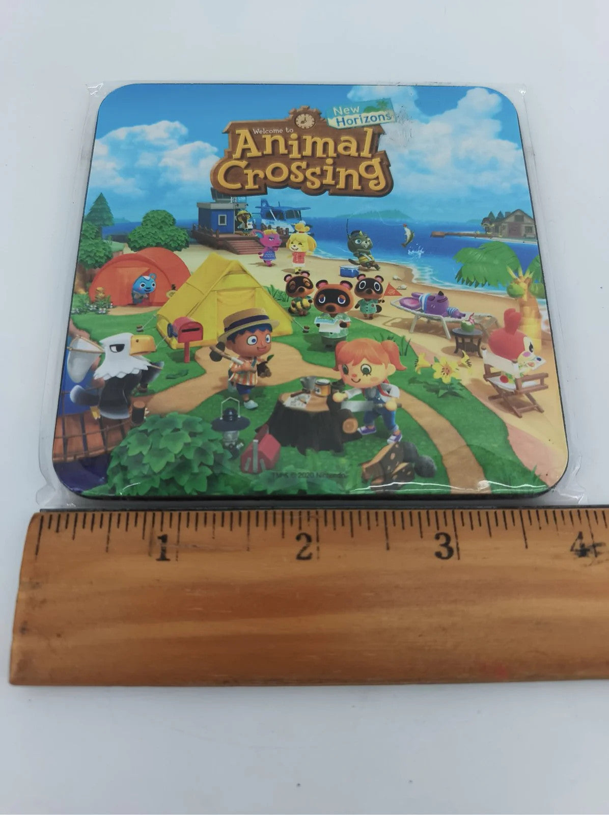 Animal Crossing New Horizons Nintendo Switch Coaster Tom Nook Official Apparel