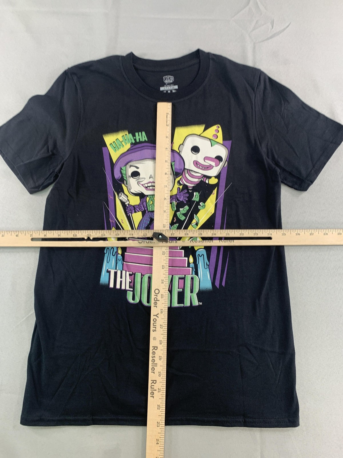 Funko Pop! Tees Joker Shirt Mens Small Black DC Comics Batman Graphic Crewneck