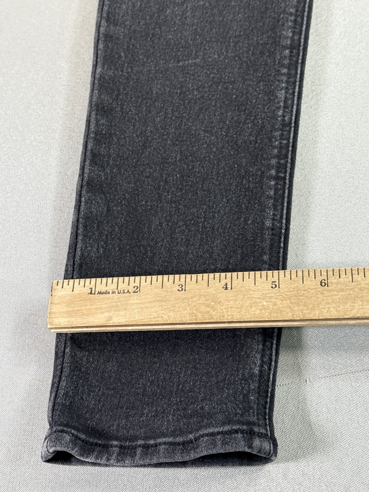 Women's Black Denim Skinny Jeans 13 Stretch Mid Rise Comfortable
