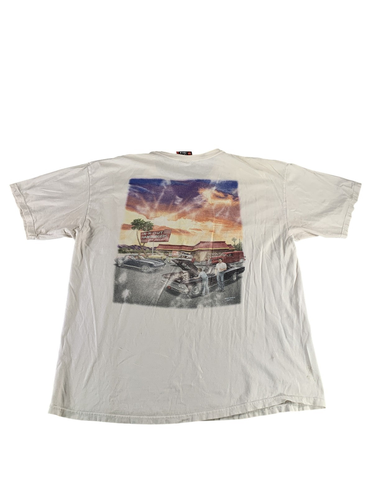 Vintage In-N-Out Burger Shirt Mens XL Hanes Beefy-T California 2005 Tee 00s