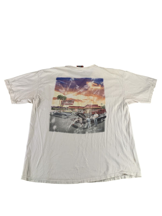 Vintage In-N-Out Burger Shirt Mens XL Hanes Beefy-T California 2005 Tee 00s