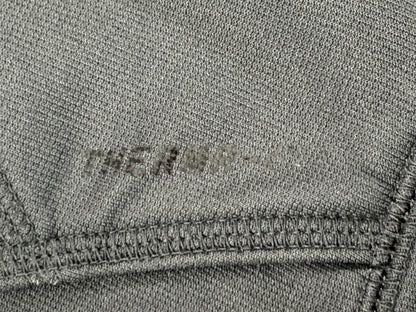 Nike Therma-Fit Hoodie Mens Large Gray Red Pullover Sweatshirt Swoosh Logo 100