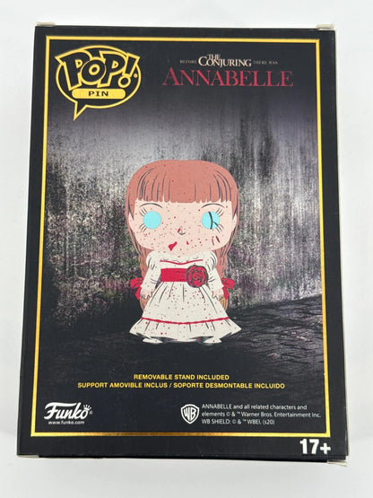 Funko Pop! Pin #03 Annabelle Horror The Conjuring Enamel Badge w/ Stand New Boxe