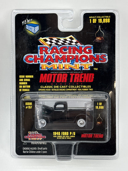 Racing Champions Mint Ford Motor Trend P/U Black Metal Die Cast Limited 148