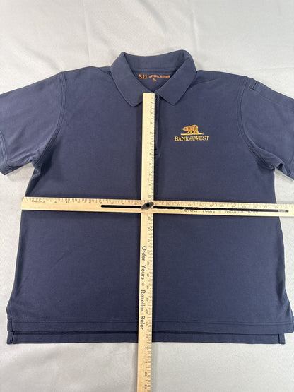 5.11 Bank of the West Tactical Series Polo Shirt XL Navy Short Sleeve