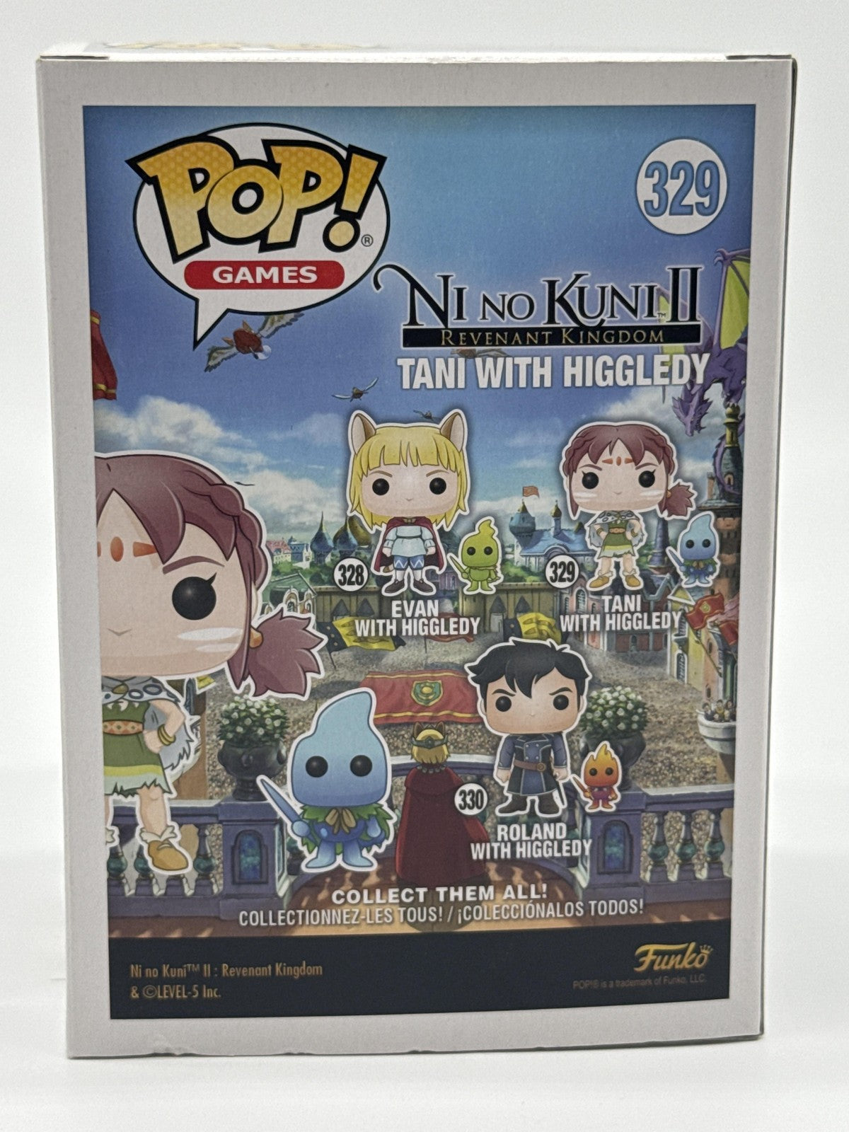 Funko Pop Games Ni No Kuni II Tani With Higgledy #329 Vinyl Figure Multicolor