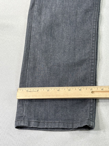 Levi's 511 Straight Leg Jeans 33 x 30 33x30 Gray Cotton Fit Denim Pants Made in