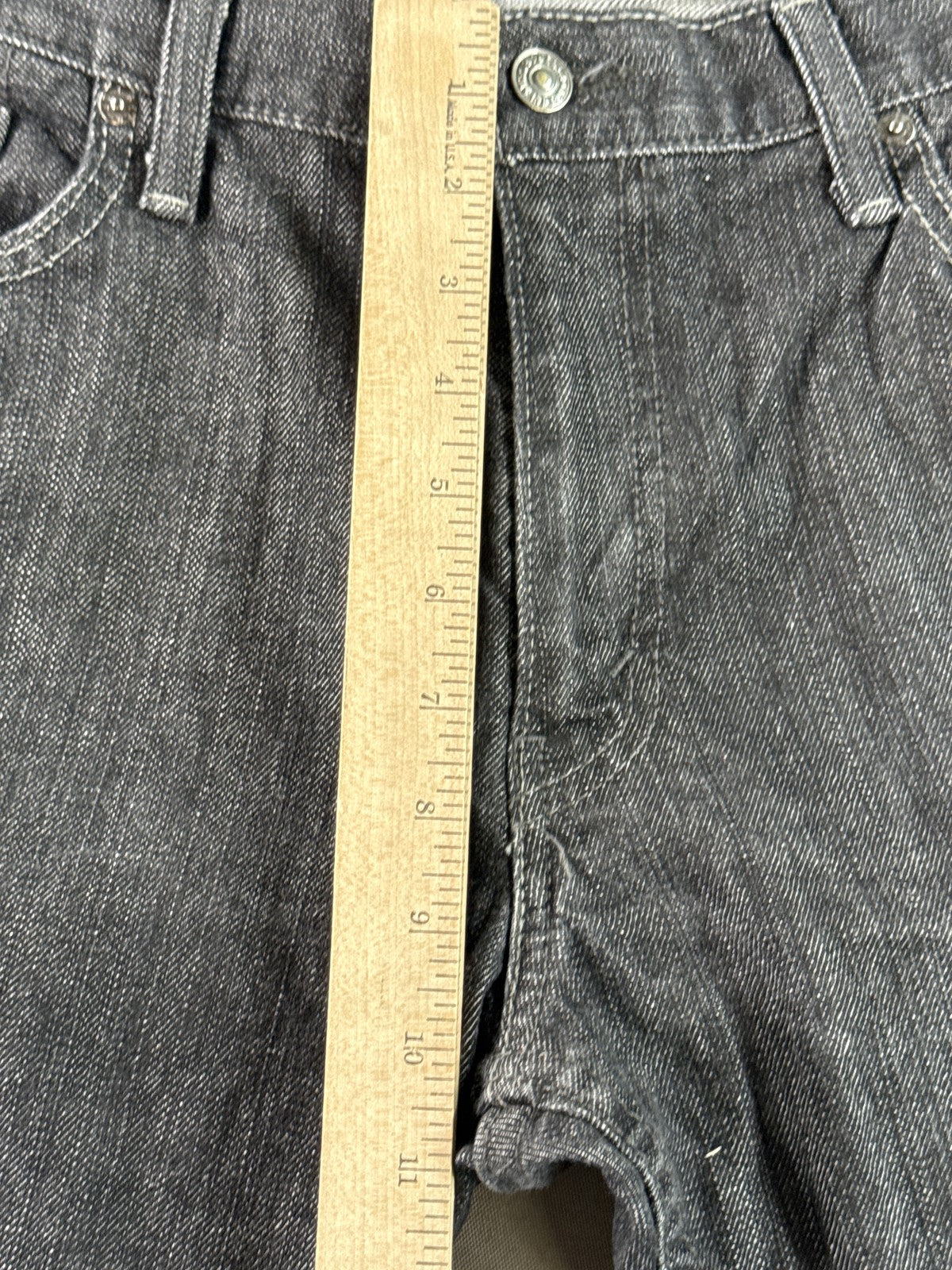 Levi's Straight Leg Jeans W 36 L 30 Black Denim Unisex Made in Mexico Vintage