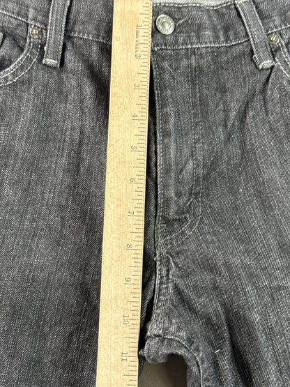 Levi's Straight Leg Jeans W 36 L 30 Black Denim Unisex Made in Mexico Vintage