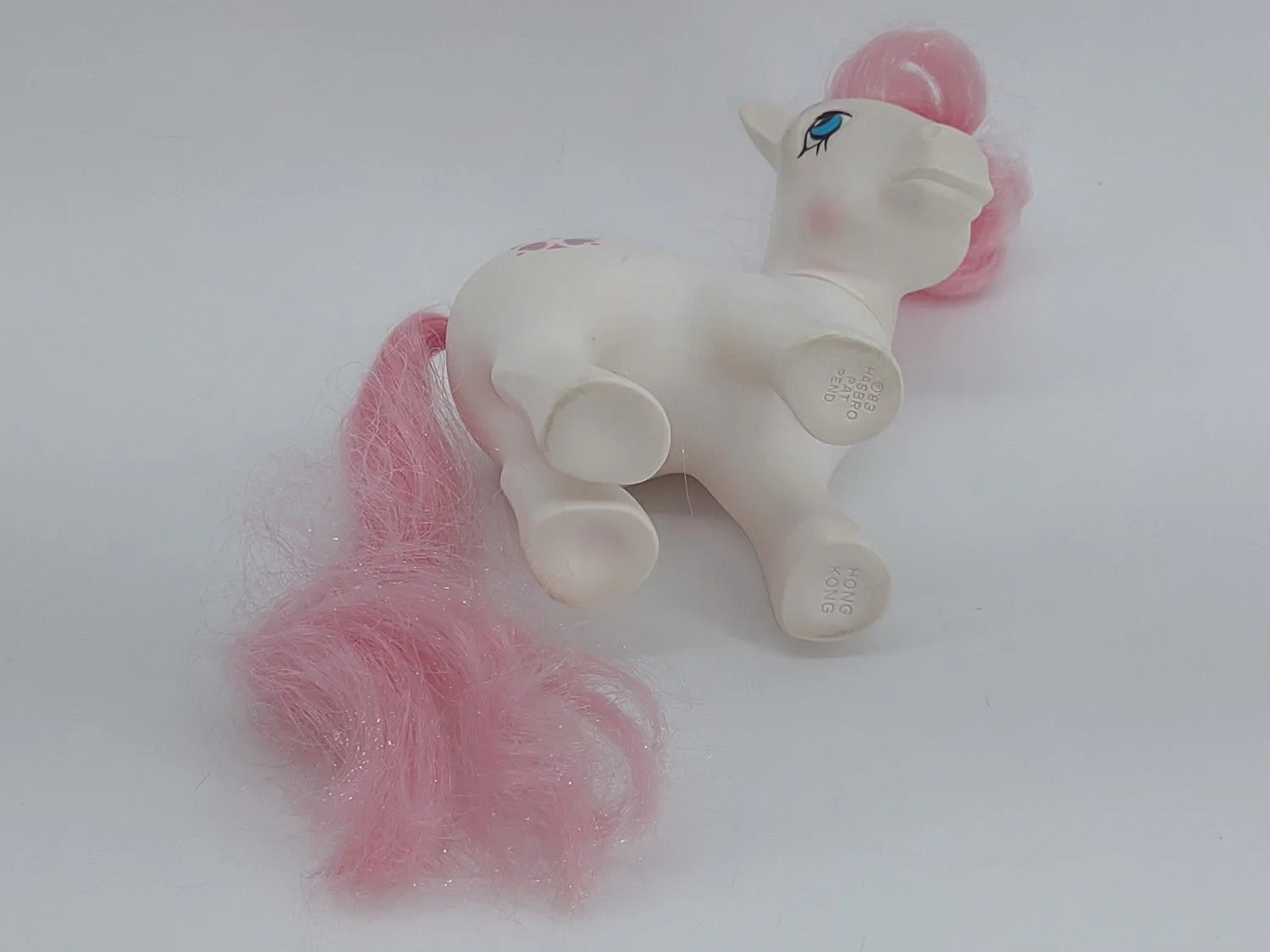 My Little Pony G1 Sundance 1983 Earth Pony White Pink Hearts Vintage Hasbro NWT