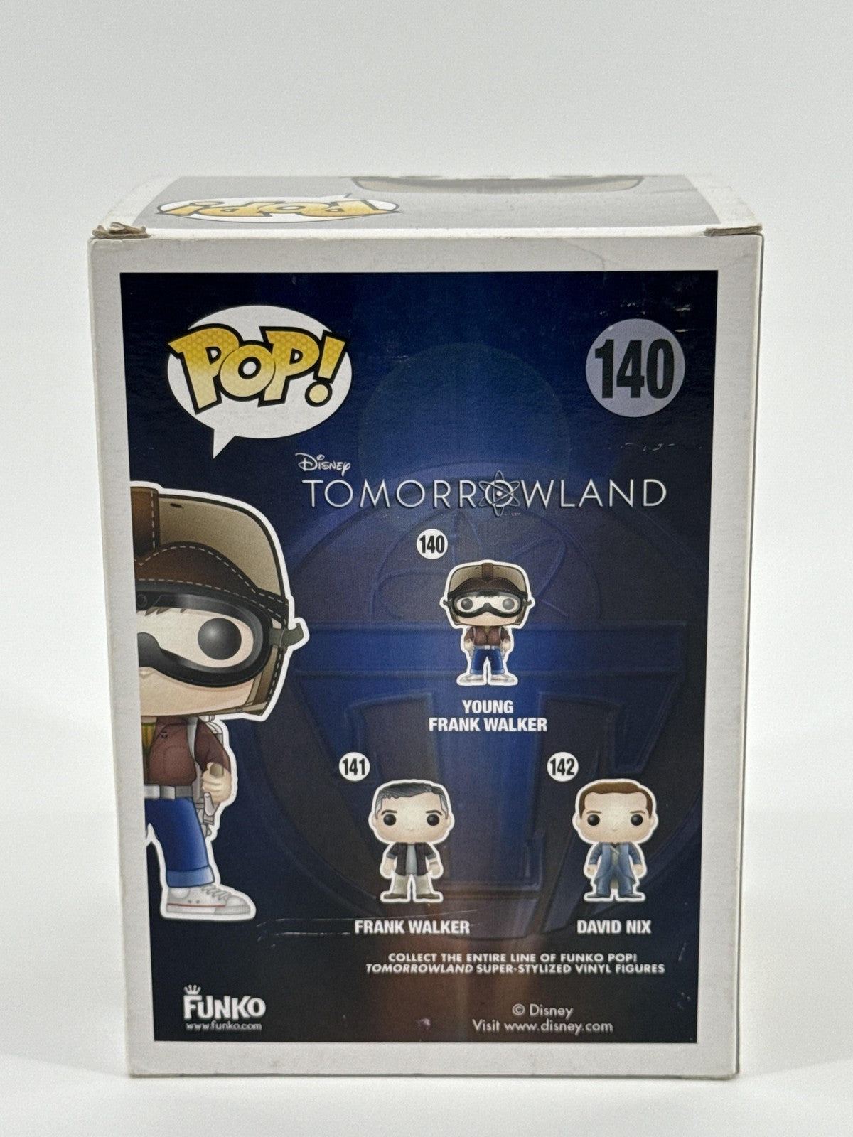 Funko Pop Disney Tomorrowland Young Frank Walker #140 Vinyl Figure Boxed Tan NWT
