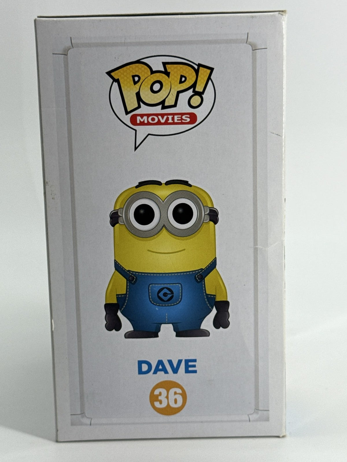 Funko Pop Dave 36 Despicable Me 2 Minion Vinyl Figure Displayed w Box Illuminati