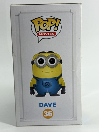 Funko Pop Dave 36 Despicable Me 2 Minion Vinyl Figure Displayed w Box Illuminati