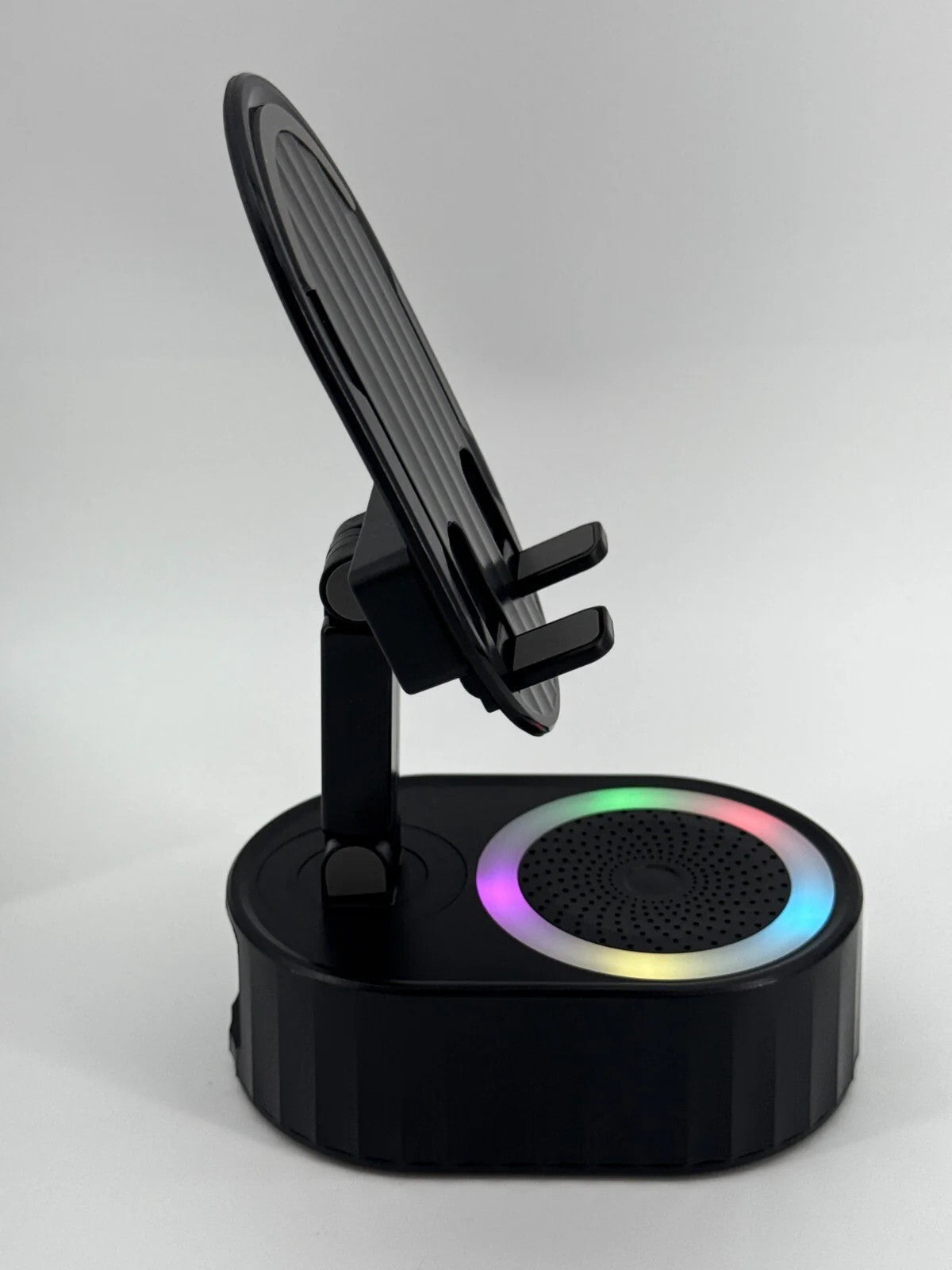 5-in-1 Wireless Induction Bluetooth Speaker Phone Holder RGB Light Rechargeable