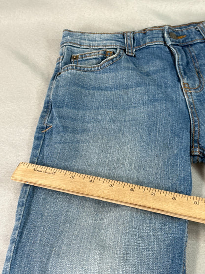 Cat & Jack Bootcut Jeans Girls 12 Stretch Adjustable Waist Blue Denim Pants