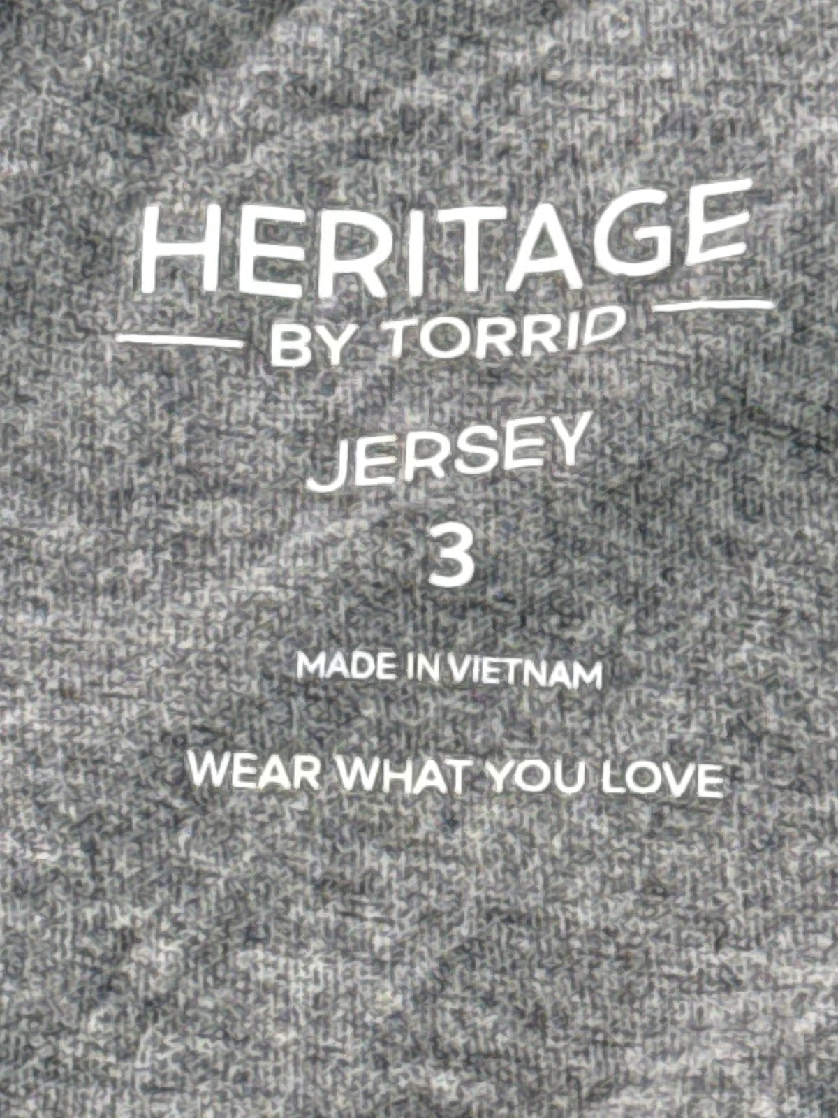 HERITAGE TORRID Gingerbread Man Tee Womens 3 Gray Embroidered Graphic Crewneck