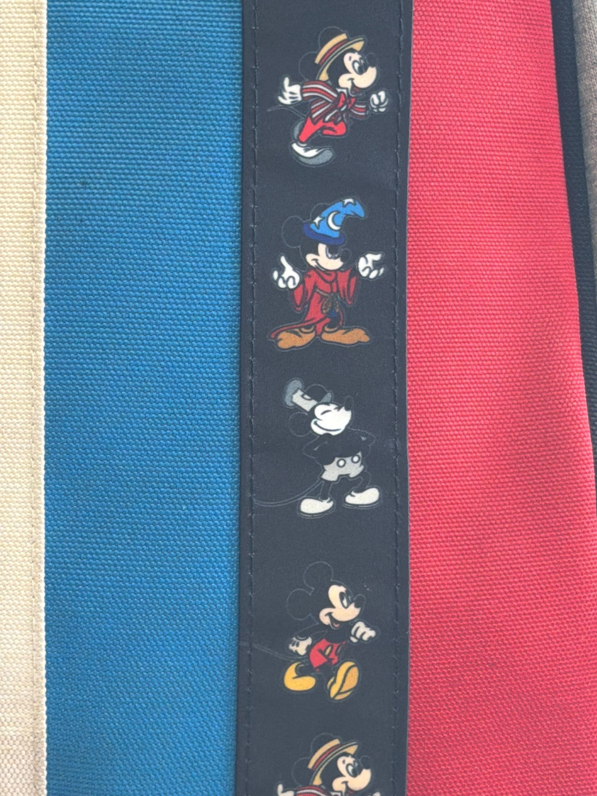 Disneyland Resort Disney Parks Mickey Mouse Through Ages Backpack Red Gray Bag