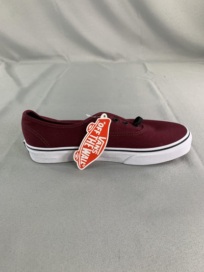 Vans Authentic Shoes Mens Size 6 Port Royale Black Low Top Canvas Womens 7.5