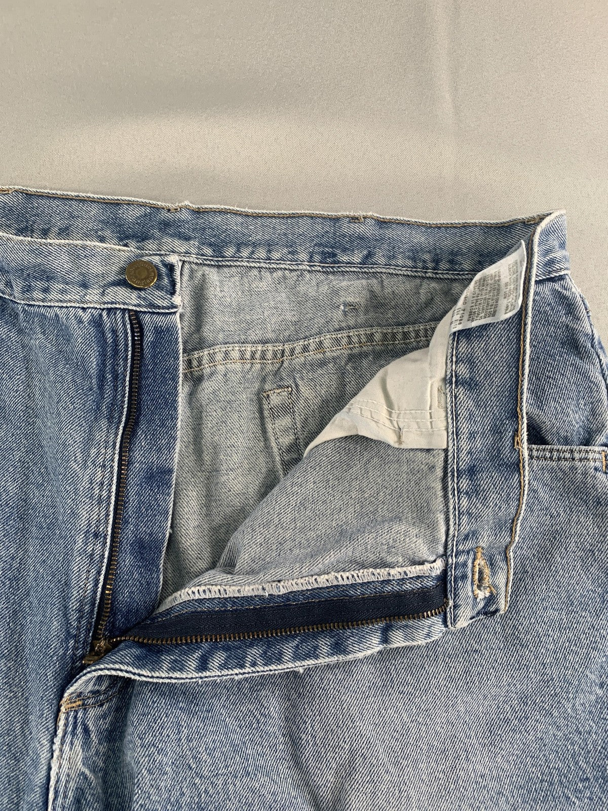 Wrangler Shorts Mens 38 Blue Denim Casual Classic 5 Pocket Relaxed Fit Cotton