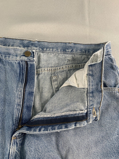 Wrangler Shorts Mens 38 Blue Denim Casual Classic 5 Pocket Relaxed Fit Cotton