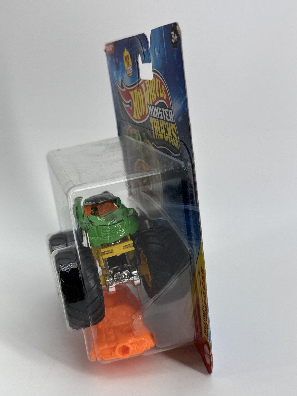 Hot Wheels Monster Trucks Totaled Totally Tooned 1:64 Diecast w Crushed Car 164