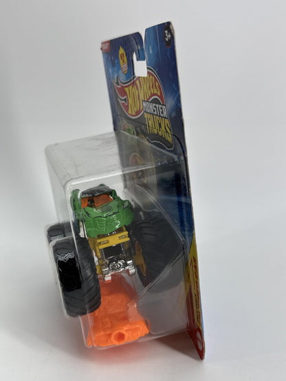 Hot Wheels Monster Trucks Totaled Totally Tooned 1:64 Diecast w Crushed Car 164
