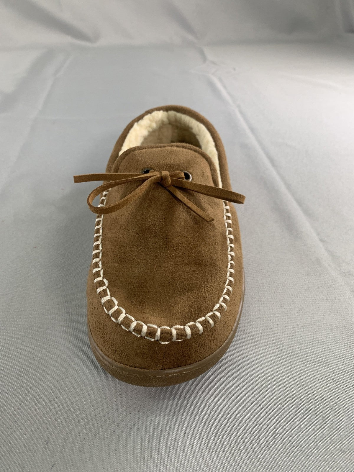 Levis Comfort Lite Moccasin Slippers Mens Size 8 5 Brown Memory Foam Shoes red