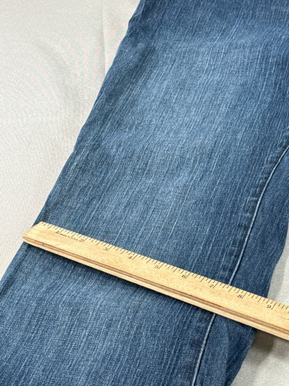 NY&C Bootcut Jeans Womens 8 Blue Classic Rise Stretch Denim Flare Leg Pants