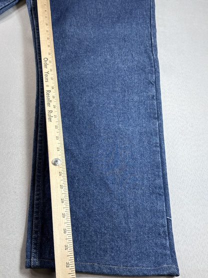 Bulwark FR Jeans Mens 46x32 Blue Denim Straight Leg Flame Resistant Made in USA