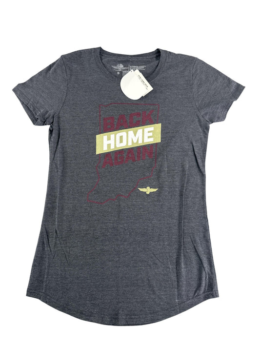 Indianapolis Motor Speedway Shirt Womens Small Back Home Again Racing IMS Tee