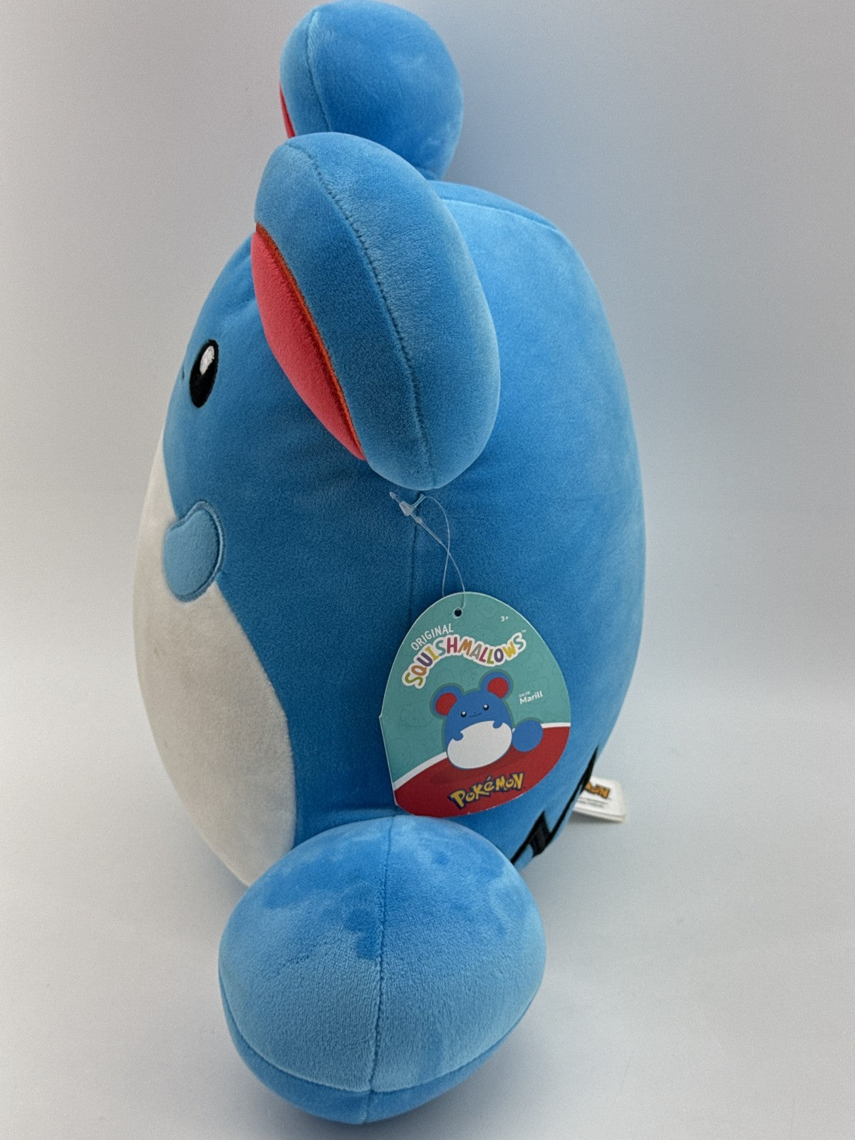 Pokémon Marill Plush Toy 12" Blue Polyester Stuffed Animal Soft Pokemon Center