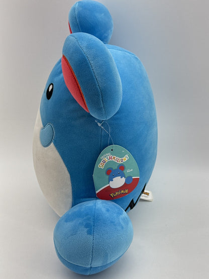 Pokémon Marill Plush Toy 12" Blue Polyester Stuffed Animal Soft Pokemon Center