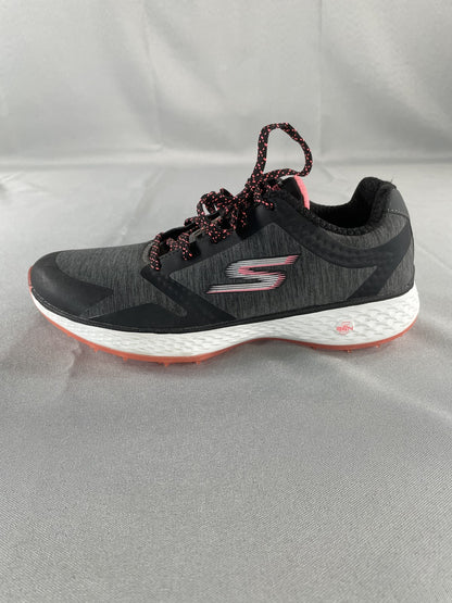 Skechers Go Golf Elite V 5GEN Shoes Womens Size 6.5 Black Pink Spikeless Comfort