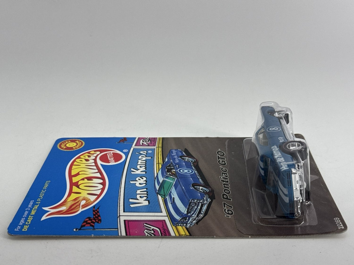 Hot Wheels 67 Pontiac GTO Van de Kamp 1998 Special Edition Blue Diecast Car