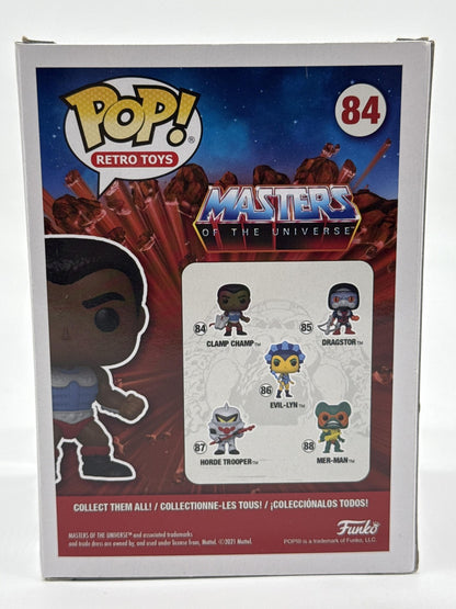 Funko Pop Masters Universe MOTU Clamp Champ 84 Vinyl Figure Standard Multicolor
