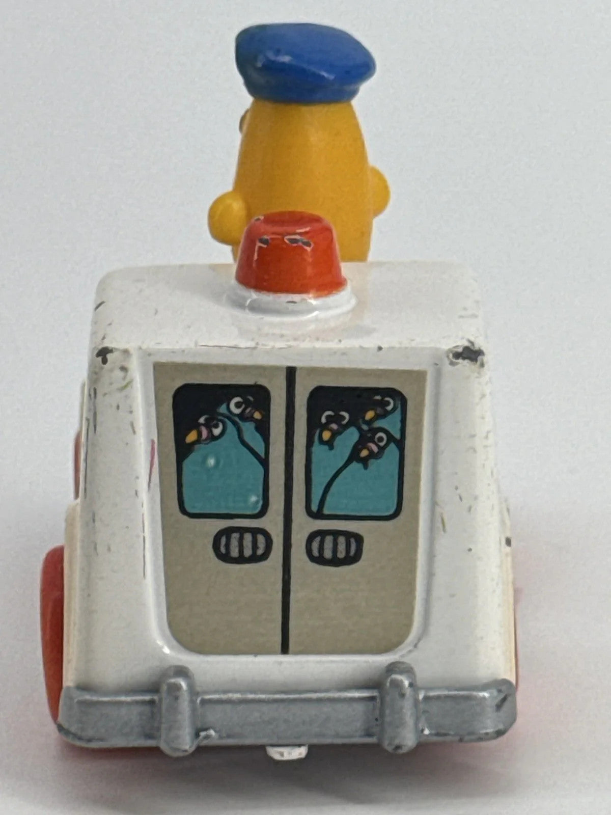 1981 Playskool Sesame Street Bert Pigeon Patrol Diecast Car Vintage Toy Apparel