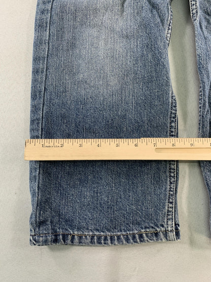 Levi's 550 Jeans Boys 28x23 Medium Wash Relaxed Fit Husky Denim Tapered Leg